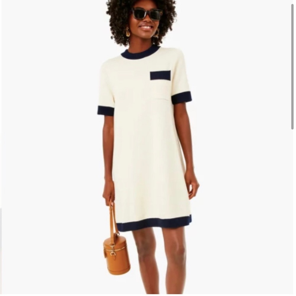 NWT Tuckernuck Merritt Dress Navy/White